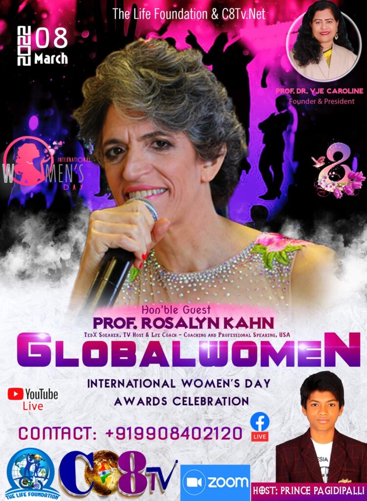 Global Women; International Women’s Day Awards Celebration Rosalyn Kahn